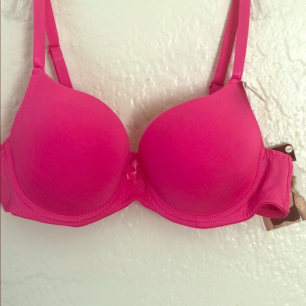 NWT Extreme Push Up Pink Bra.